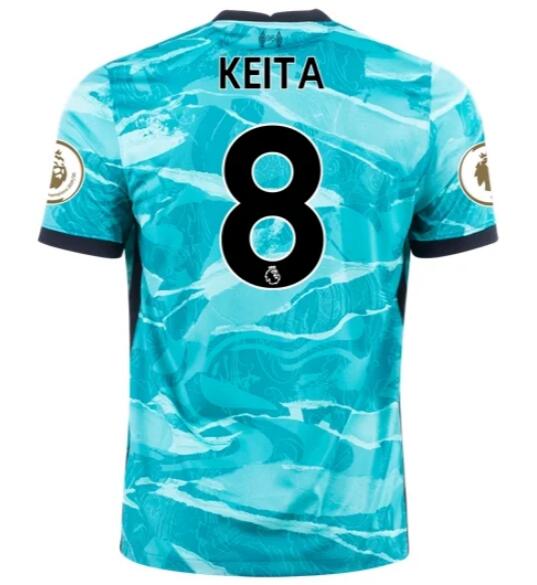 Liverpool Away Kit Soccer Jersey NABY KEITA #8 2020/21